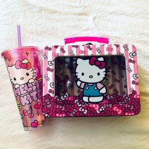 HELLO KITTY LUNCHBOX & TUMBLER SET